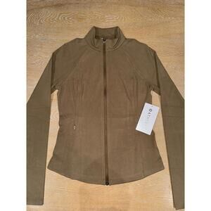 Athleta Salutation Jacket SIZE SMALL NWT Tan Beige